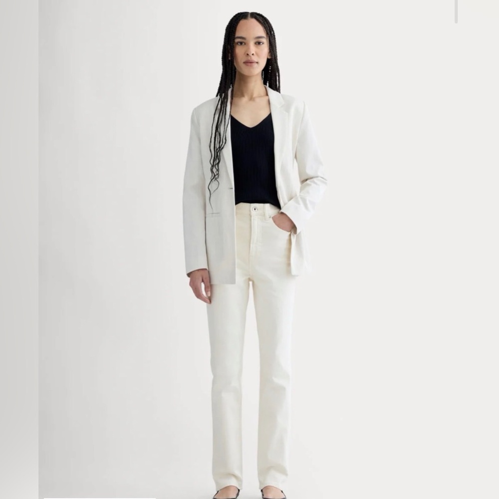 Everlane High-Rise Skinny Jean- Ecru